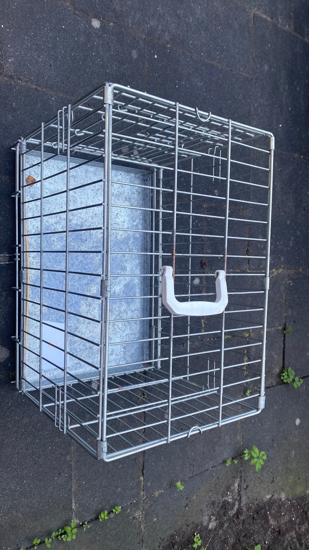 Ijzeren reiskooi bench papegaai kleine hond (3), Ophalen, Gebruikt