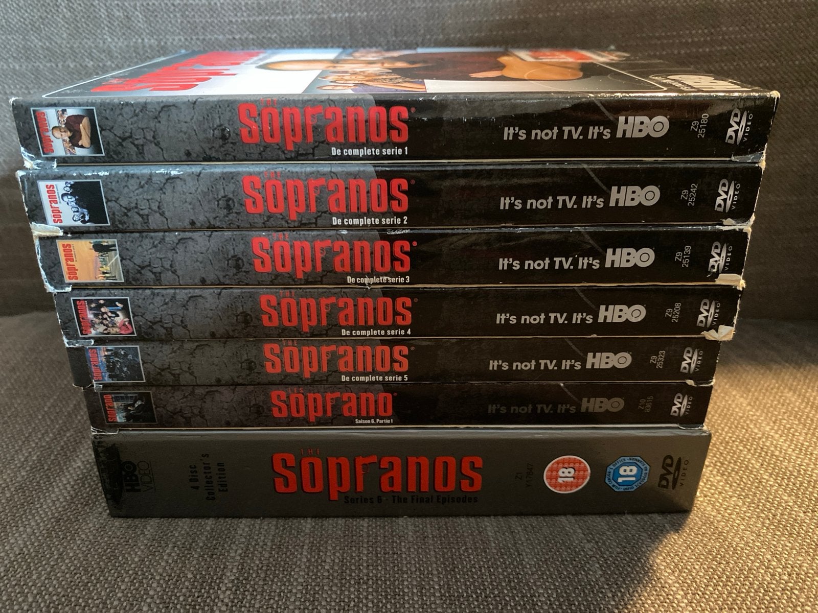 The Sopranos Complete Serie 1-6 DVD Boxset HBO, Vanaf 16 jaar, Boxset, Drama, Ophalen of Verzenden