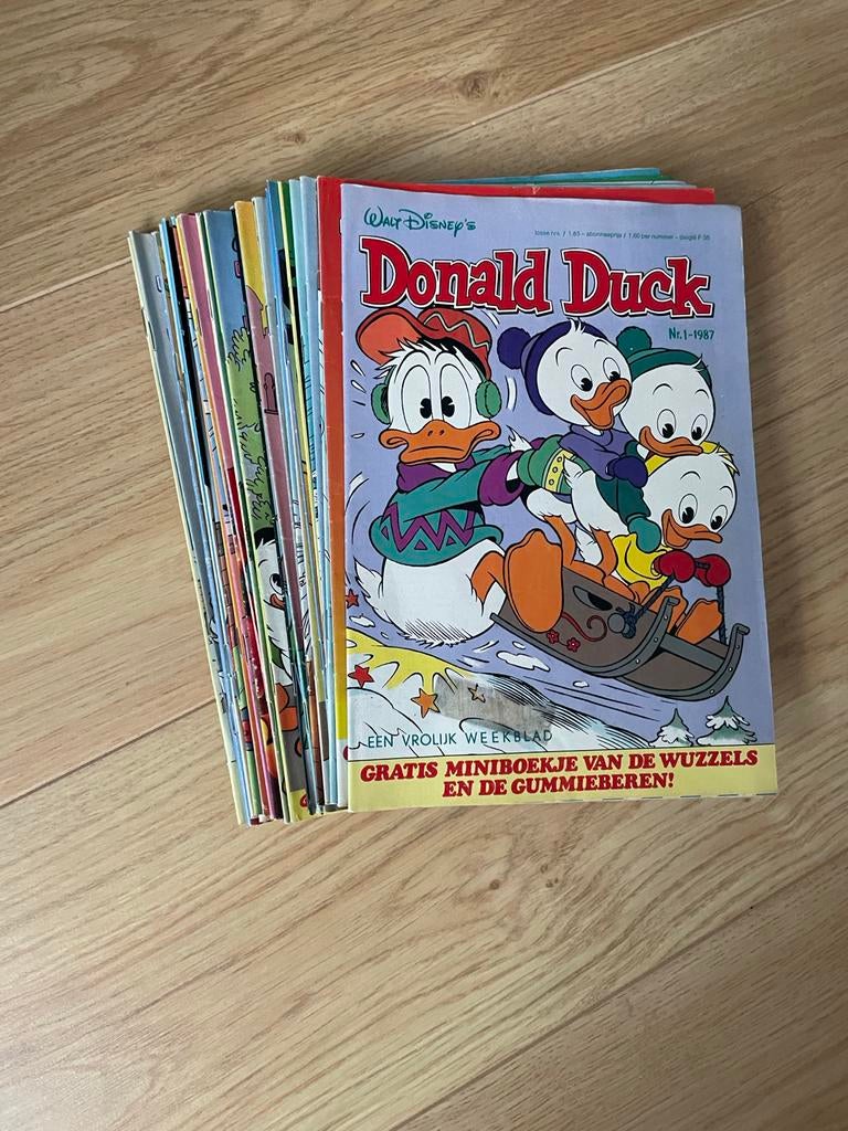 Donald Duck Jaargang 1987 (bijna compleet), Meerdere stripboeken, Ophalen, Zo goed als nieuw