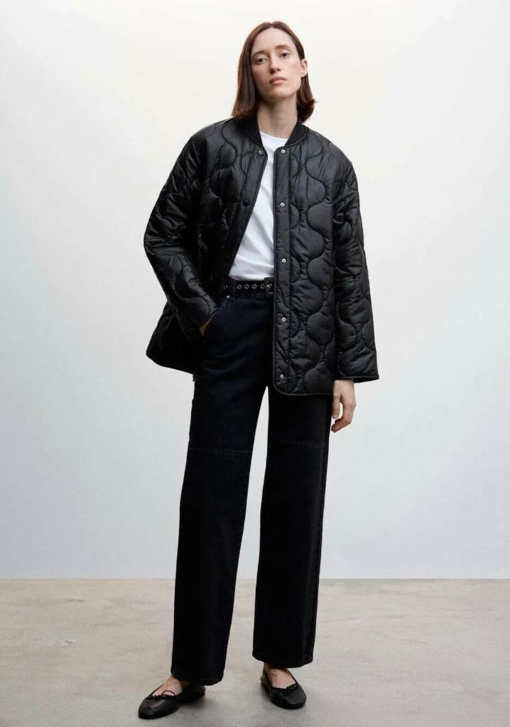 quilted lightweight jacket, bomber, zwart, xs, Ophalen of Verzenden, Nieuw, Maat 34 (XS) of kleiner, Zwart