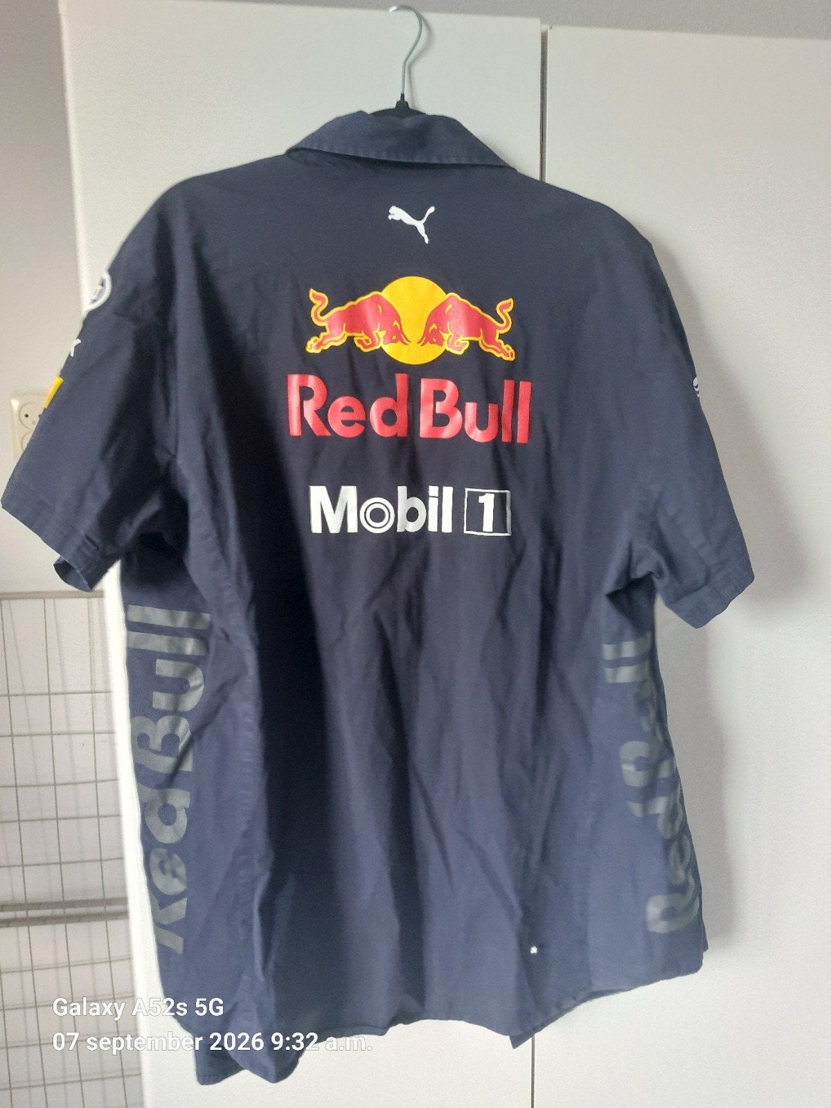 Overhemd f1 maat xl 2023, Puma, Blauw, Maat 56/58 (XL), Ophalen of Verzenden