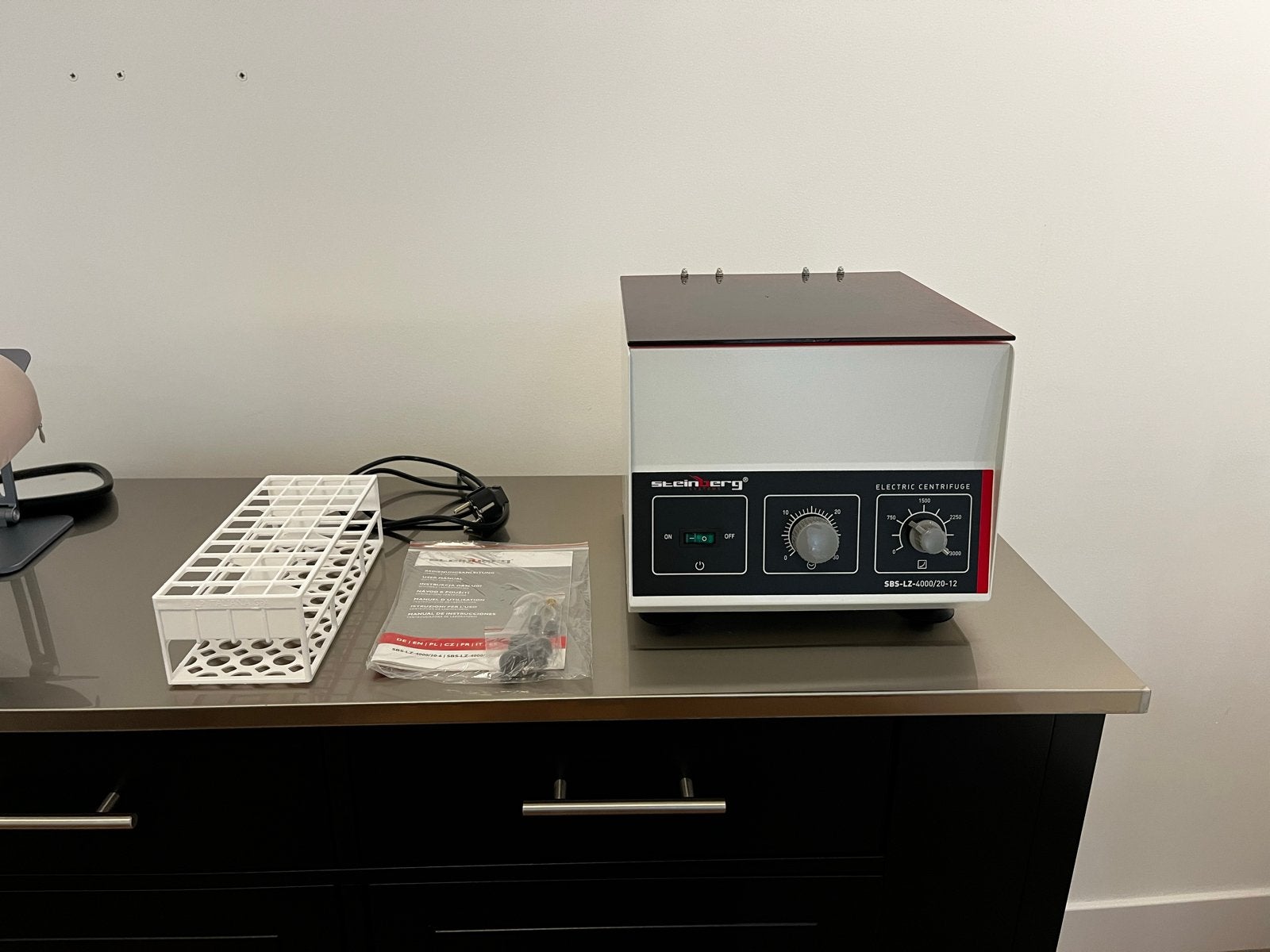 Steinberg Laboratorium Centrifuge SBS-LZ-4000/20-12, Ophalen