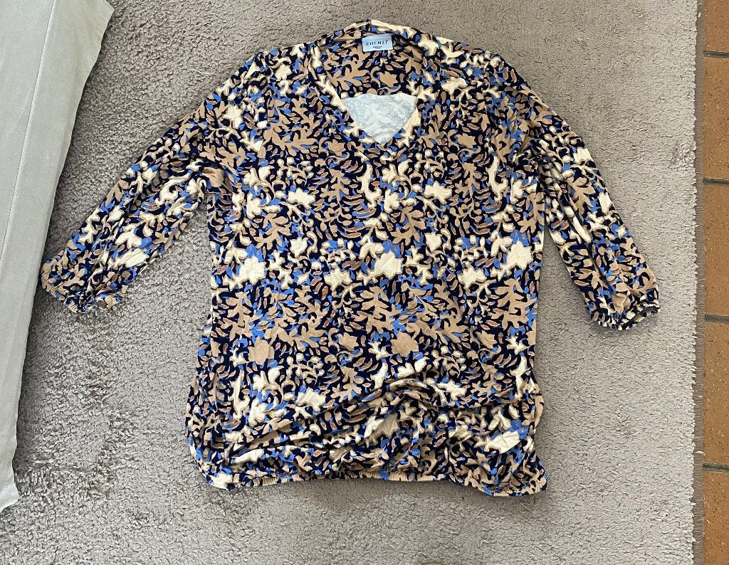 Zhenzi medium 46/48, Ophalen of Verzenden, Zo goed als nieuw, Zwart, Broek of Spijkerbroek