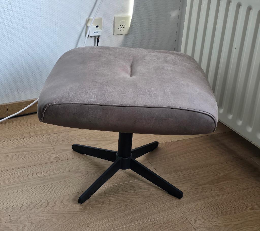 Hocker, Ophalen, Leer, Zo goed als nieuw, 50 tot 75 cm