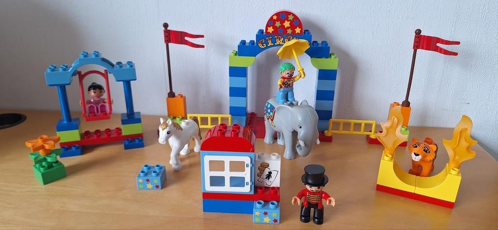 Lego Duplo Groot Circus, Ophalen of Verzenden, Zo goed als nieuw, Complete set, Duplo