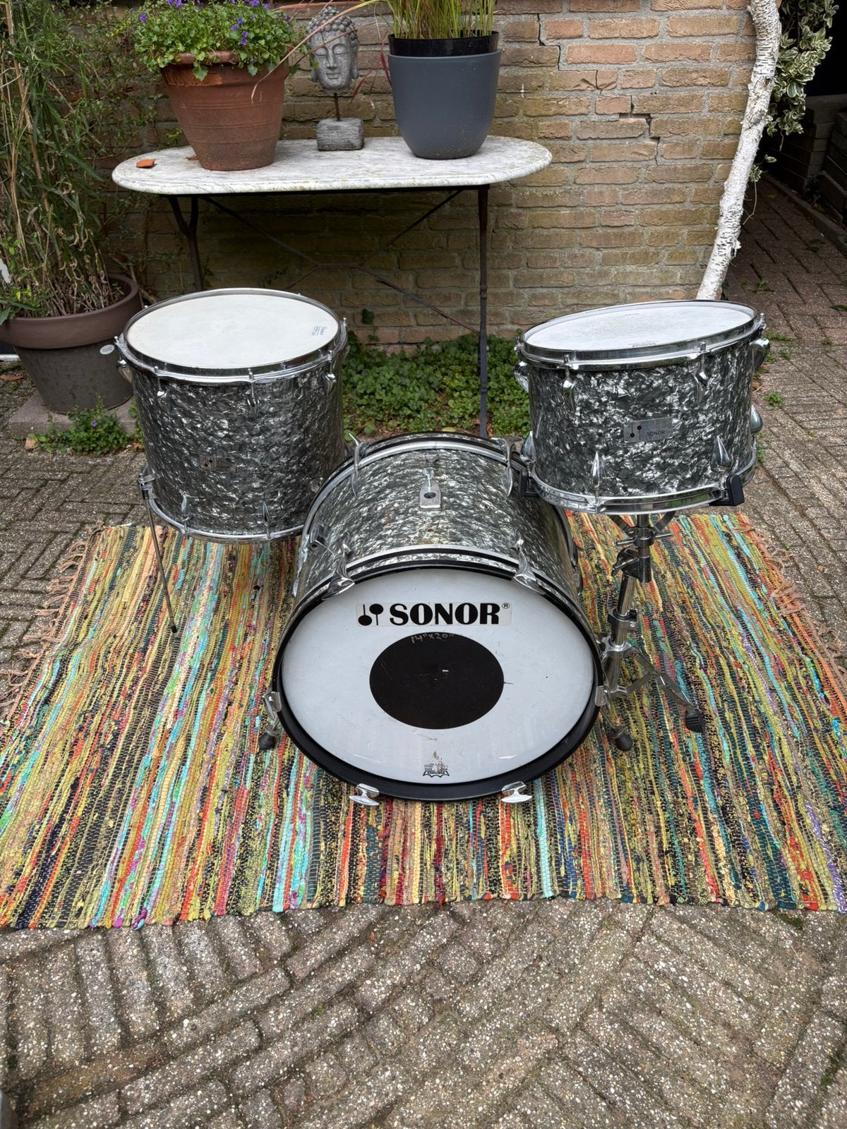Vintage Sonor Teardrop, Ophalen, Gebruikt, Sonor