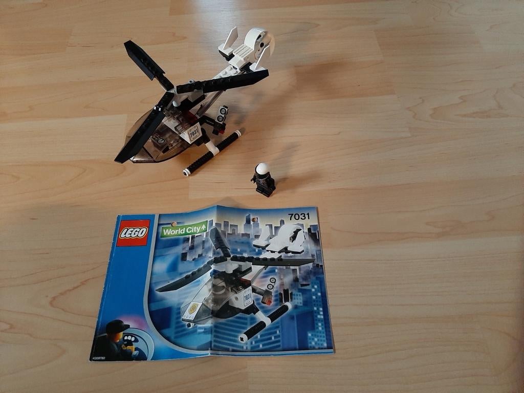 Lego City 7031 Politiehelikopter, City, Lego, Ophalen of Verzenden, Zo goed als nieuw