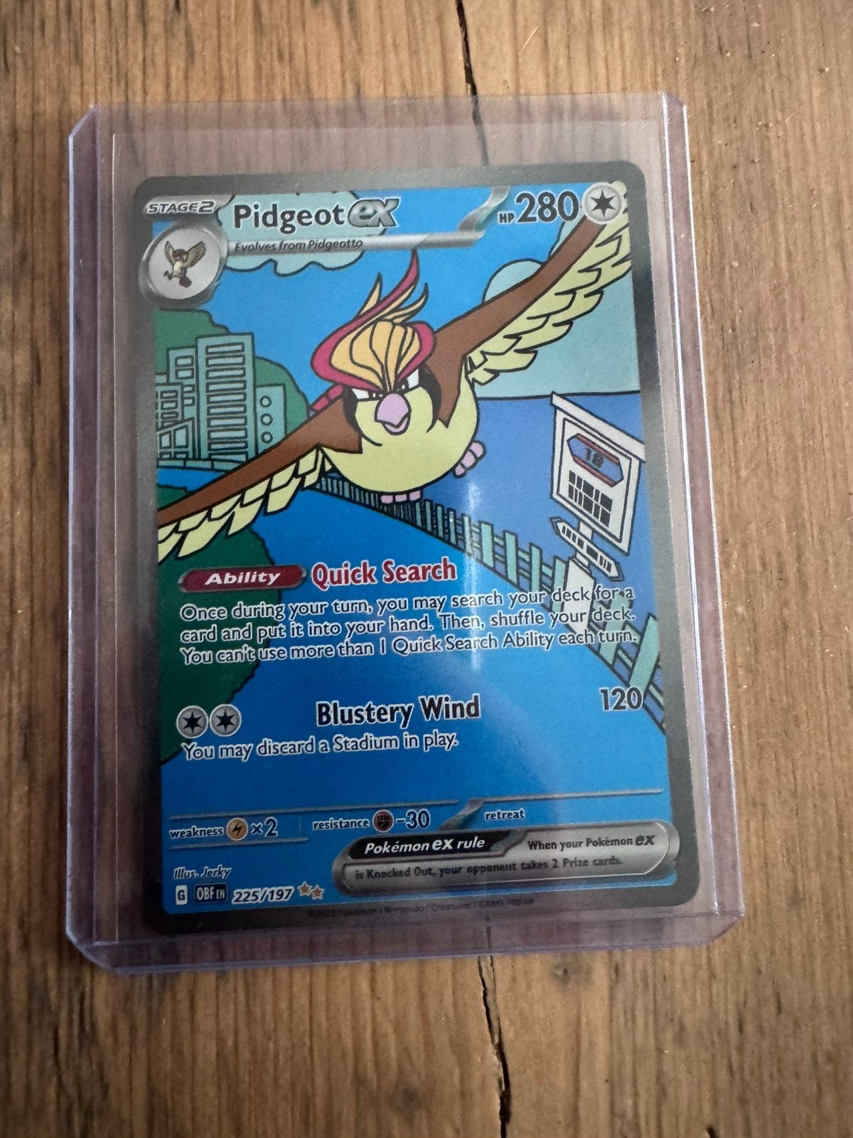 Pidgeot ex OBF, Ophalen of Verzenden, Zo goed als nieuw, Losse kaart