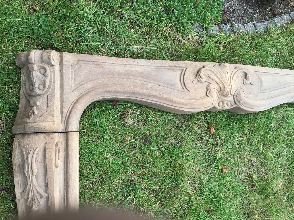 Barok eiken schouwdelen, Ophalen