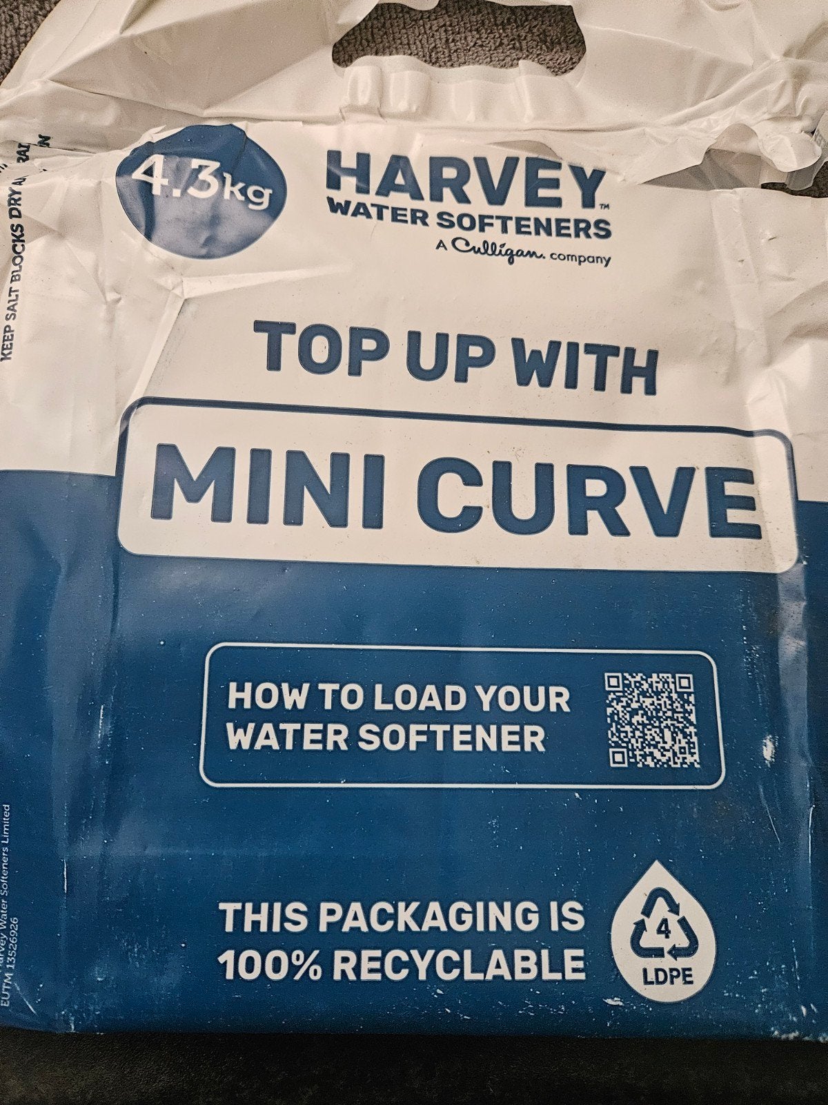 Gevraagd,Zout voor Aquacell waterontharder - Harvey Mini Cur, Ophalen of Verzenden