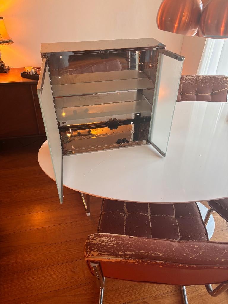 Ikea medicijnkast (RVS), Huis en Inrichting, Badkamer | Badkamermeubels, Ophalen, 50 tot 100 cm, Zo goed als nieuw, Minder dan 100 cm