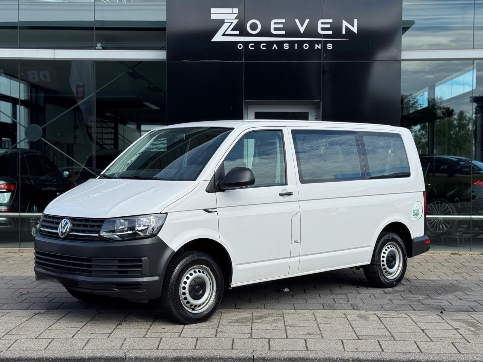 Volkswagen Transporter Kombi 2.0 TSI L1H1 LPG! 9 Persoons!, Auto's, Voorwielaandrijving, Gebruikt, 2500 kg, Wit