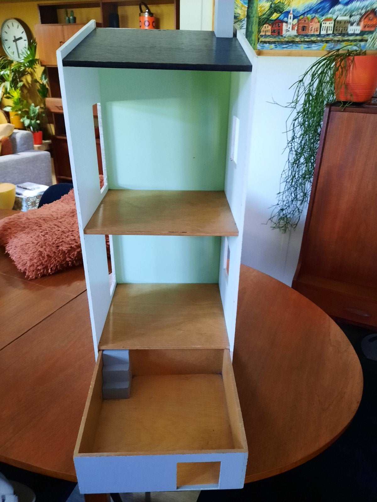 vintage houten poppenhuis van Ikea, Kinderen en Baby's, Speelgoed | Poppenhuizen, Ophalen, Gebruikt, Poppenhuis