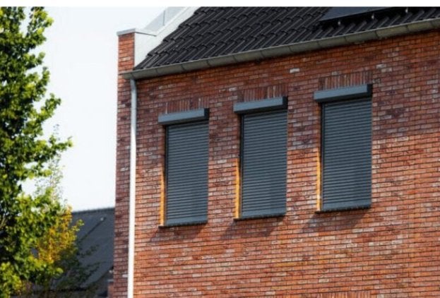 Somfy Solar Rolluik 156x190 Premium (Zwart) – Nieuw in Doos, Ophalen, Overige kleuren, 150 tot 200 cm, Nieuw