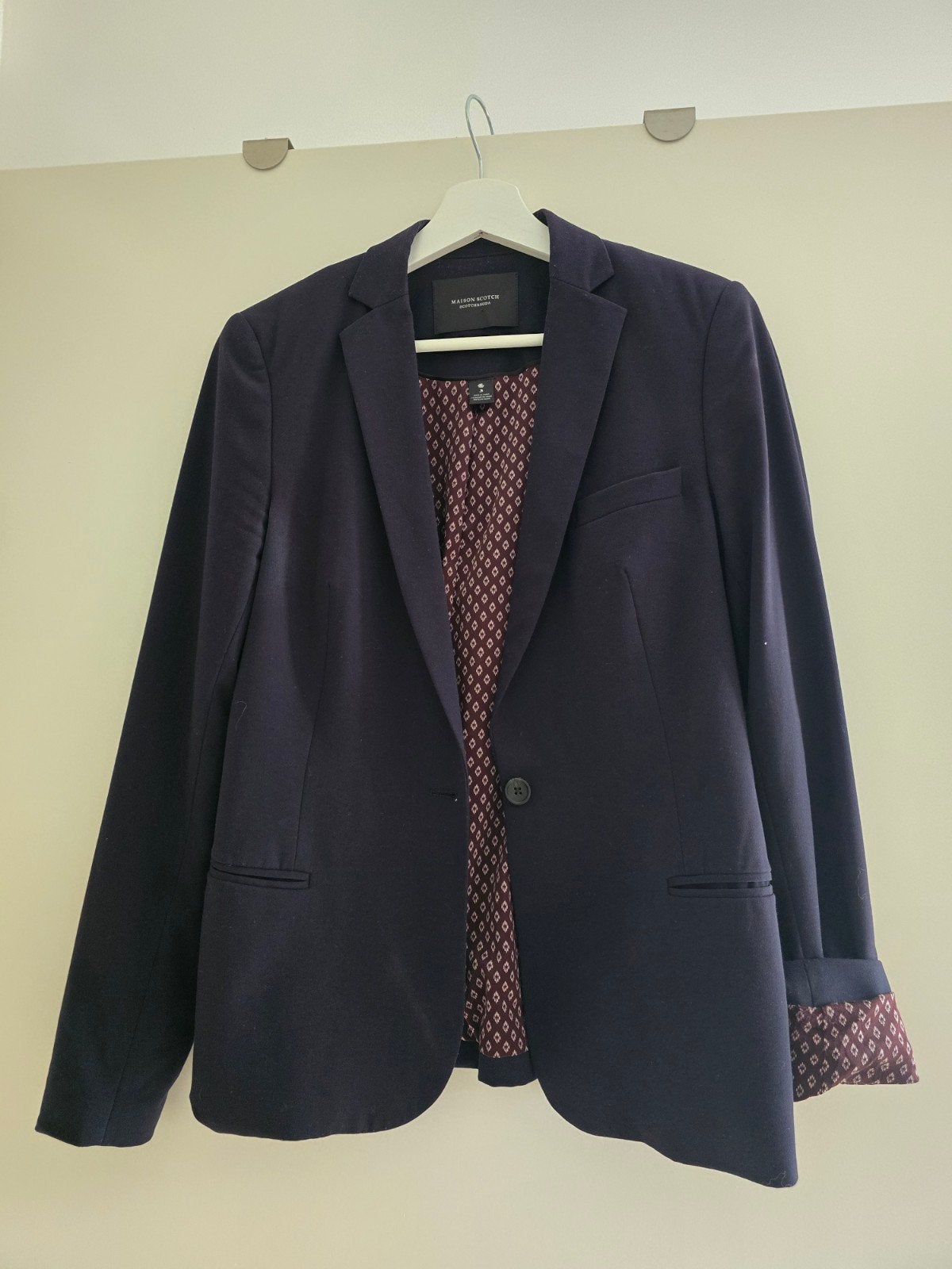Mooie blauwe blazer van Maison Scotch in maat 3, Blauw, Scotch & Soda, Ophalen of Verzenden, Jasje
