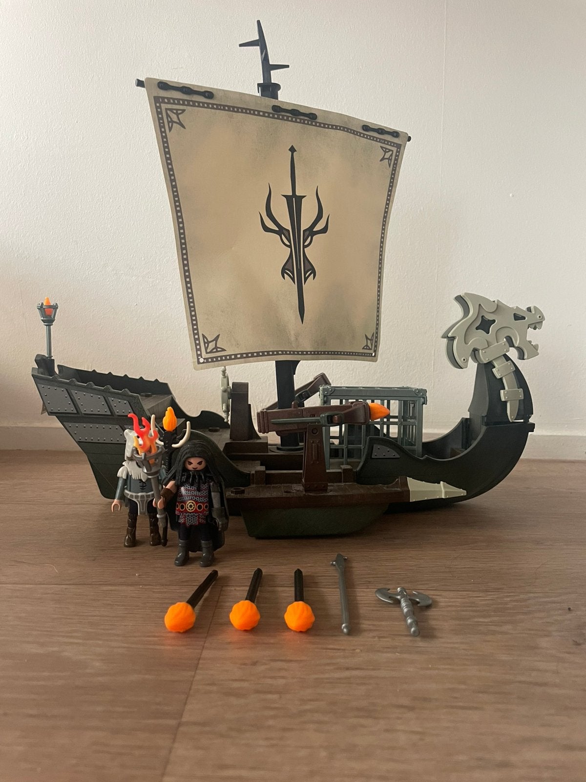 Playmobil Drago’s Schip - 9244, Ophalen, Complete set, Zo goed als nieuw, Dragons