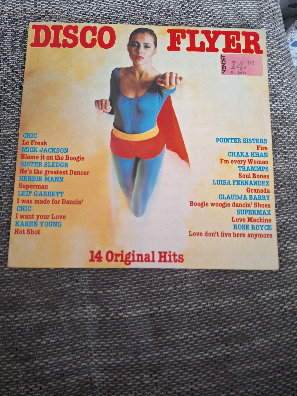 Disco Flyer - 14 Original Hits LP (Pop, Funk, Soul), Ophalen of Verzenden, Gebruikt, Pop, Album