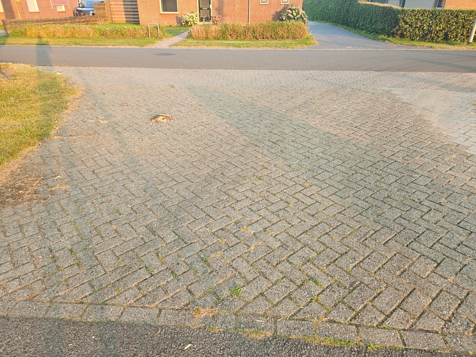 70 m2 straatklinkers  gratis, Ophalen, Gebruikt, Beton, Klinkers
