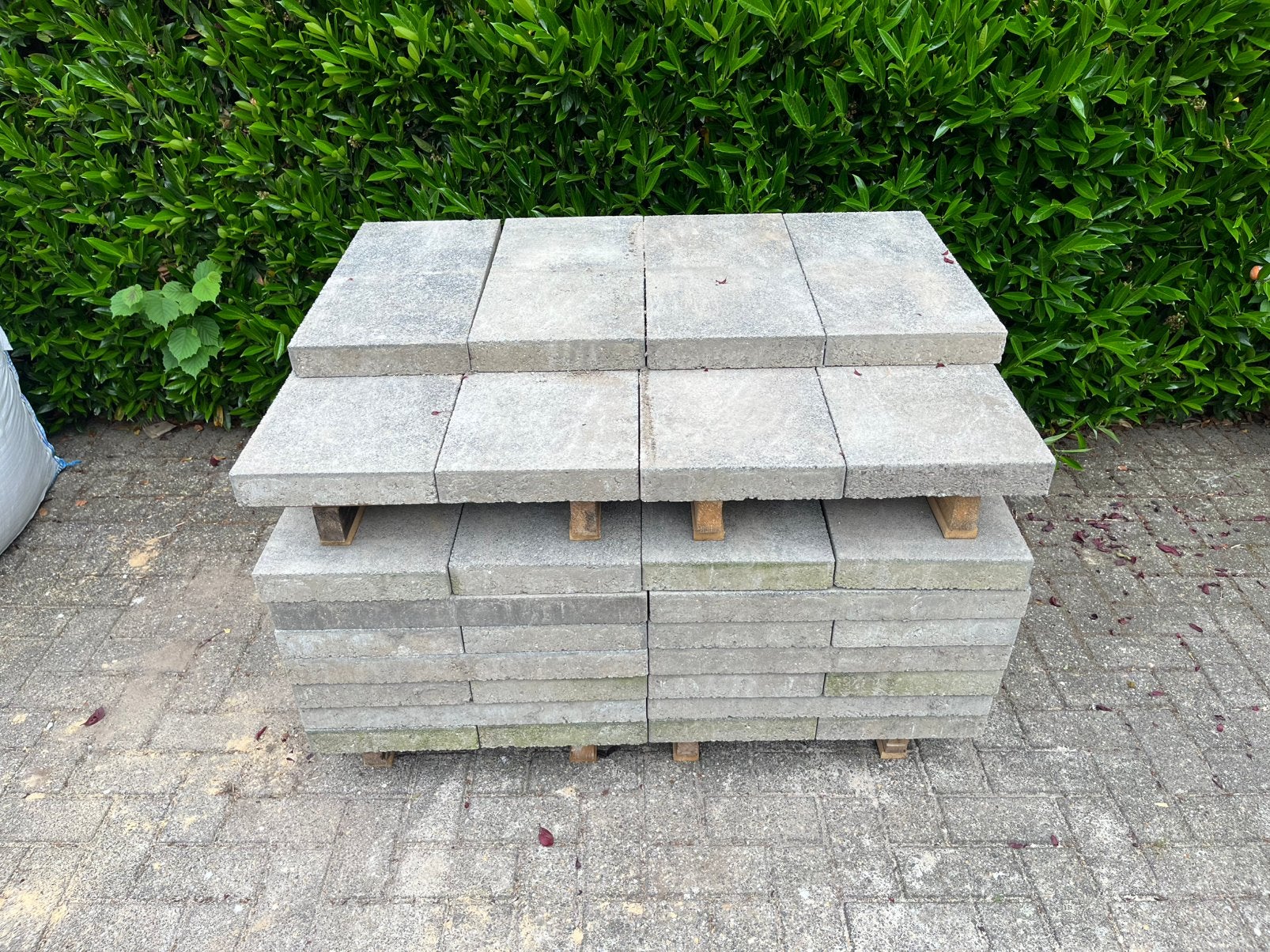 Tegels, Ophalen, Gebruikt, Beton, Terrastegels