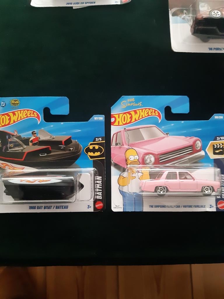 Hotwheels Bat Boat/ The Simsons car, Ophalen of Verzenden, Auto