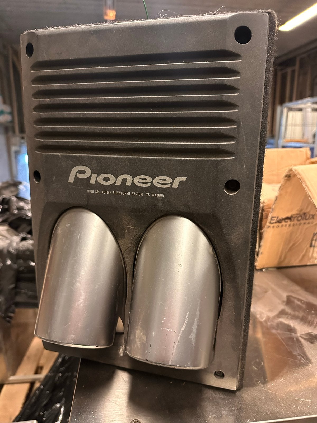 Pioneer TS-WX206A actieve subwoofer voor auto, Ophalen of Verzenden, Gebruikt