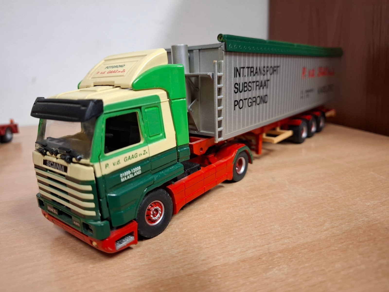 scania steamline P vd Graag Tekno 1:50, Ophalen of Verzenden, Zo goed als nieuw, Bus of Vrachtwagen, Tekno