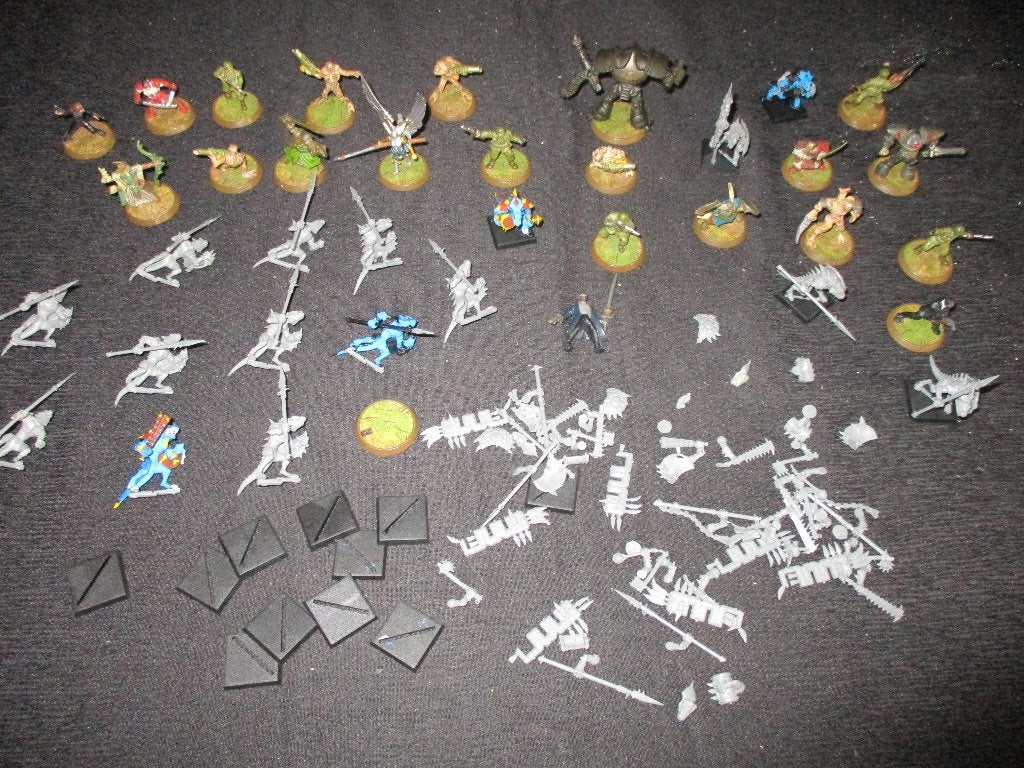 D-159,PARTIJ FANTASIE FIGUREN SCHAAL ?????, Ophalen of Verzenden, Gebruikt, 1:35 tot 1:50