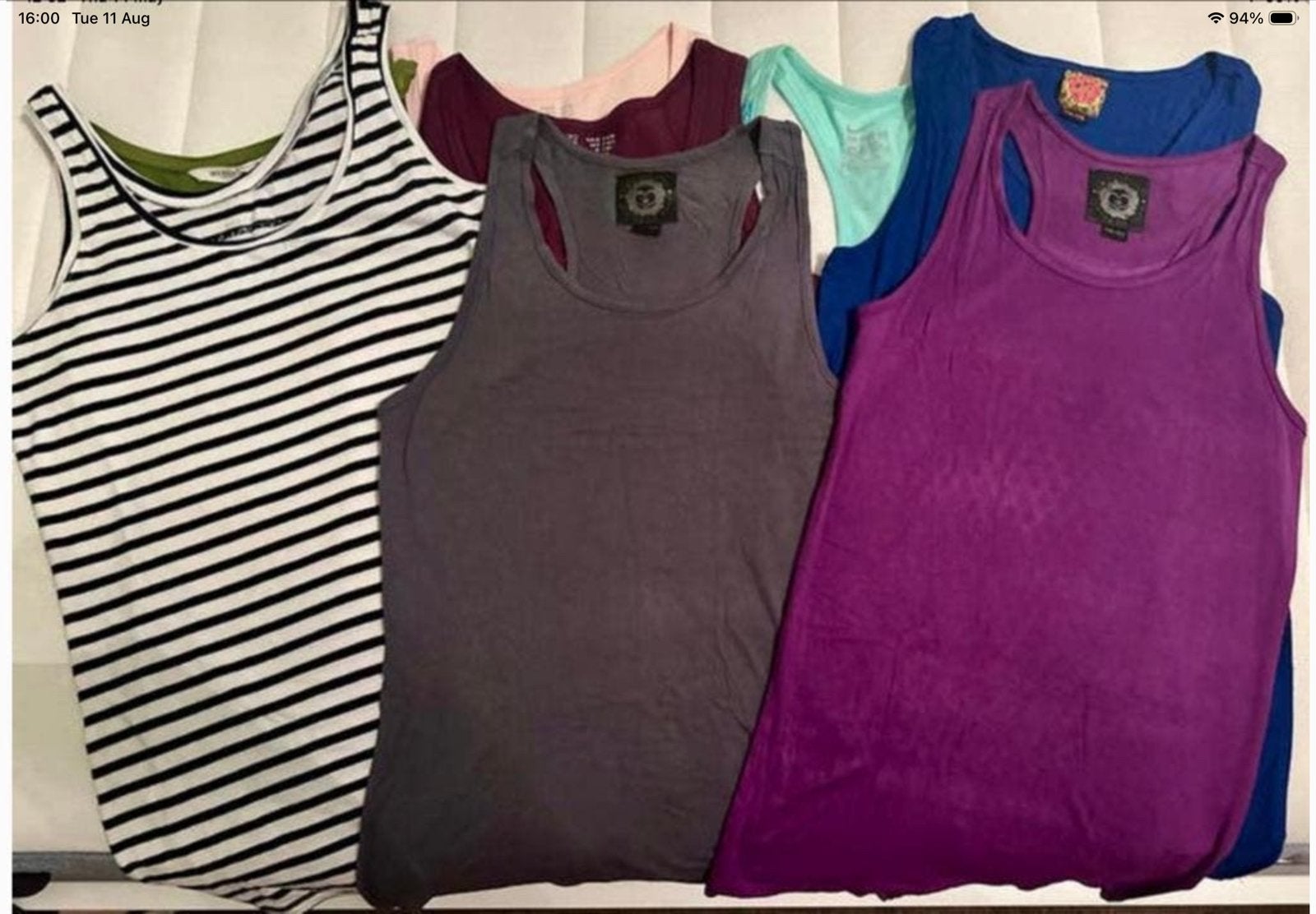 8 Meiden T-shirts Zomerpakket - Diverse Kleuren & Modellen, Meerkleurig, Ophalen of Verzenden, Zo goed als nieuw, Zonder mouw