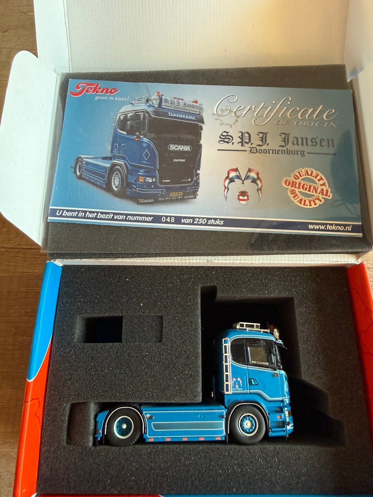 Tekno Scania SPJ jansen, Ophalen of Verzenden, Nieuw, Bus of Vrachtwagen, Tekno