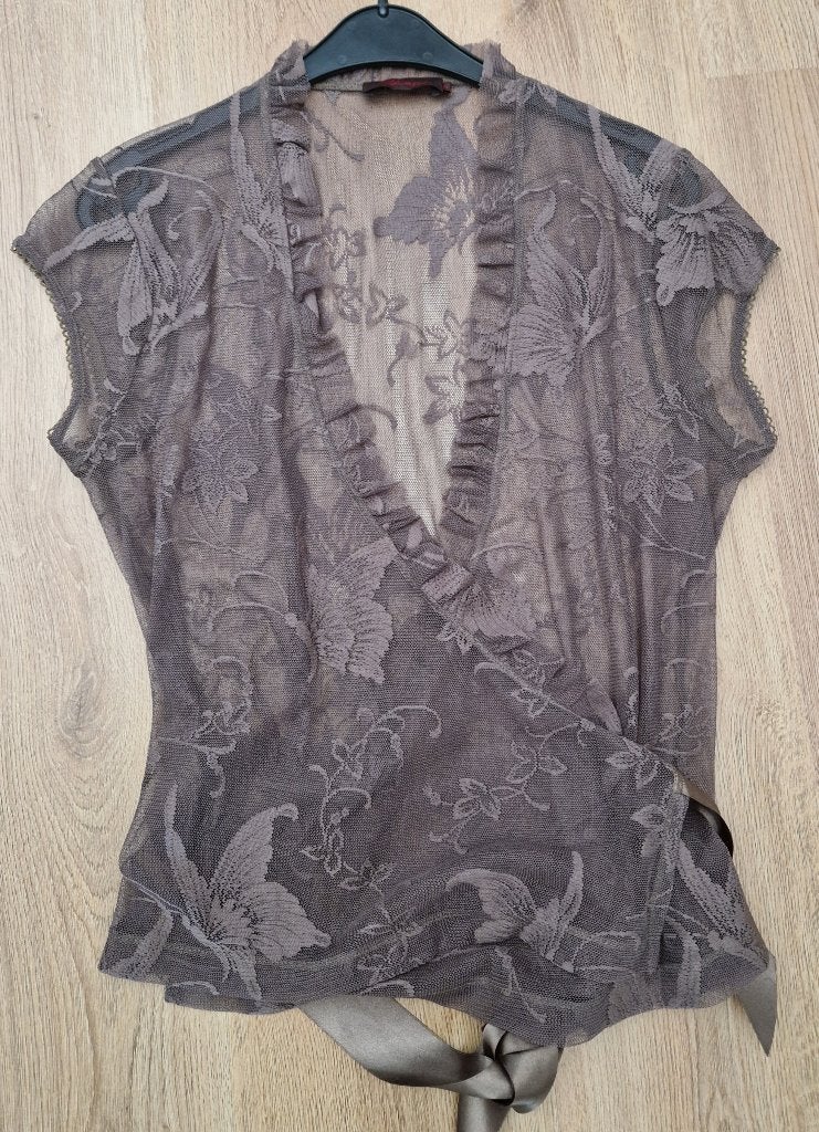 Kanten dames top Steps maat XL zgan, Kleding | Dames, Tops, Maat 46/48 (XL) of groter, Ophalen of Verzenden, Zo goed als nieuw