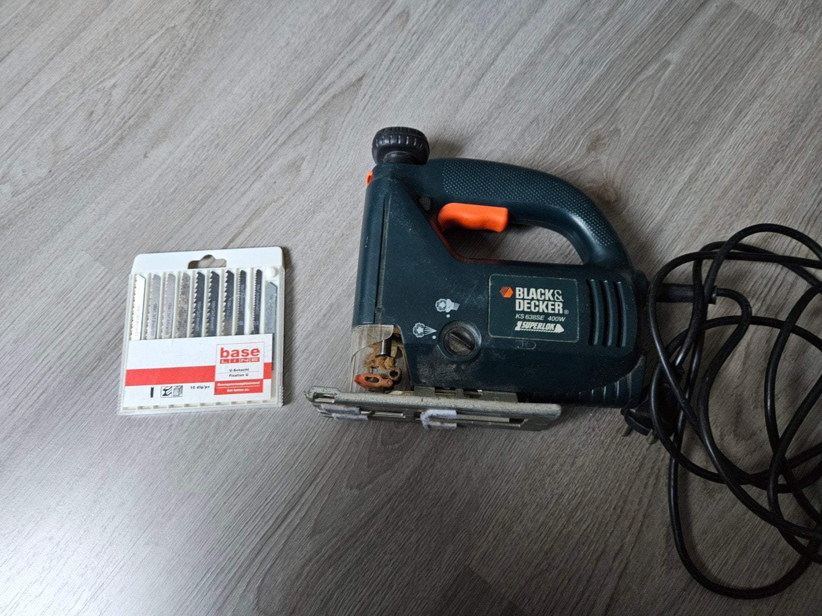 Black & Decker Decoupeerzaag met zaagjes, Gebruikt, Decoupeerzaag, Ophalen of Verzenden, Black & Decker