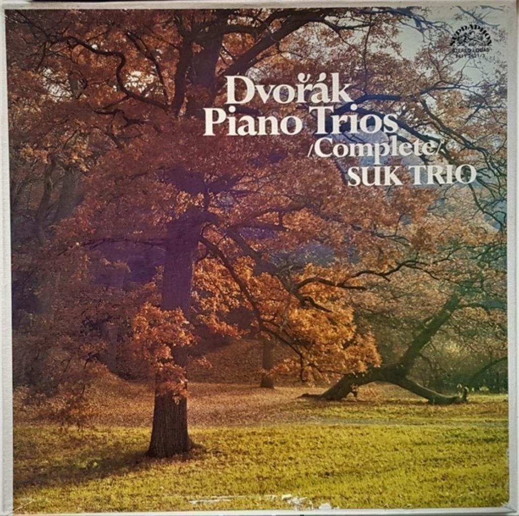 Dvorak Suk Trio – Piano Trios (Complete)  3LP BOX, Kamermuziek, Ophalen of Verzenden, Zo goed als nieuw, 12 inch