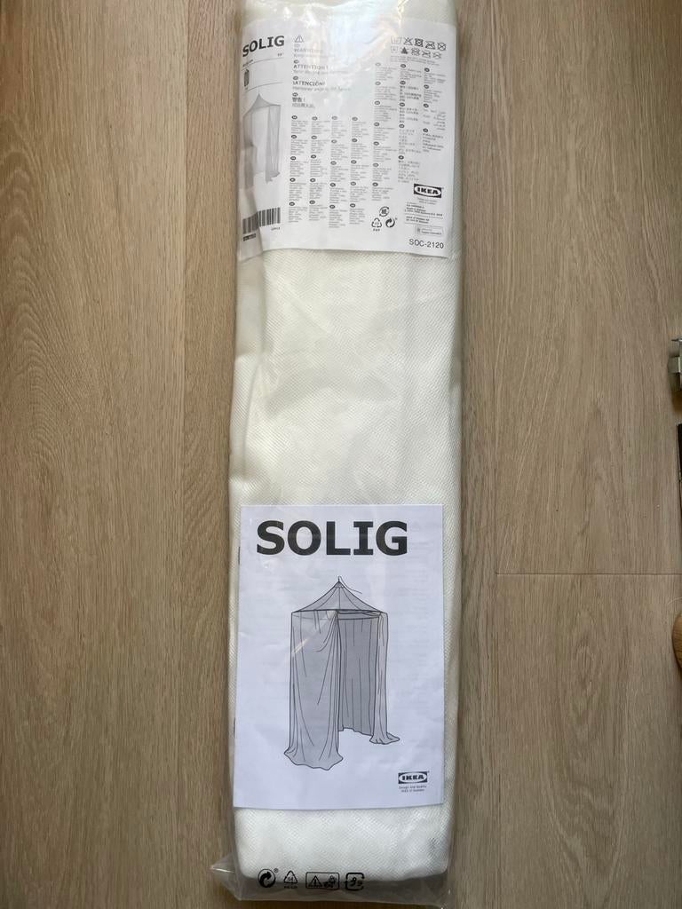 IKEA SOLIG klamboe wit, Kinderen en Baby's, Ophalen of Verzenden, Nieuw, 140 tot 160 cm, Minder dan 70 cm