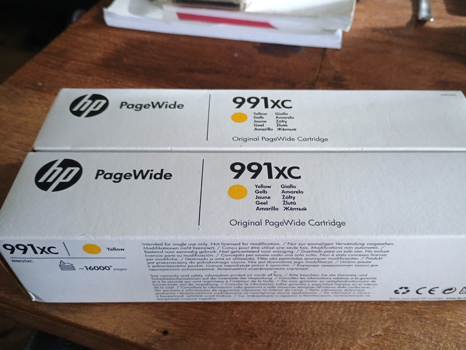 HP PageWide 991XC Gele Cartridge - Nieuw in Doos, Ophalen of Verzenden, Nieuw, HP