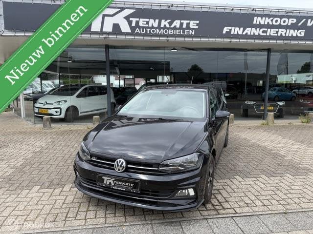 Volkswagen Polo 1.0 TSI Carplay|PDC|LIM|NAV|R-Line|Camera, Auto's, Stof, Gebruikt, 95 pk, Zwart
