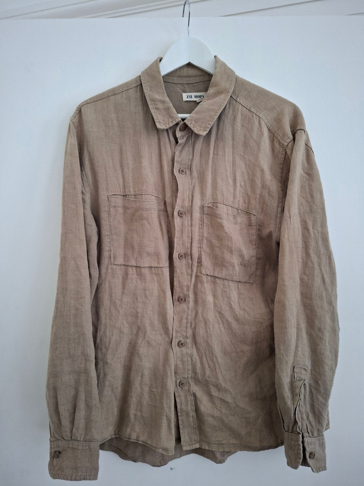 zii ropa linnen shirt luxe! (nieuwprijs 220 euro), Ophalen of Verzenden, Nieuw, Halswijdte 41/42 (L)