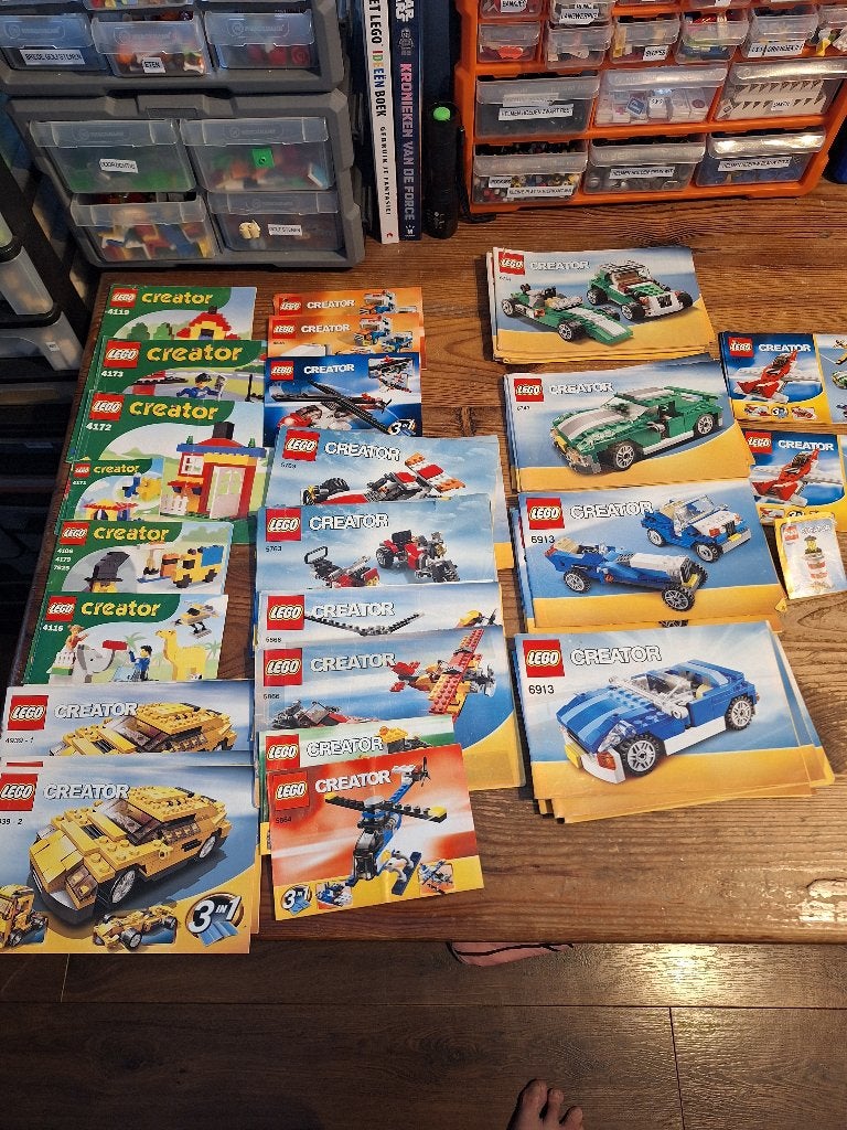 Lego Creator boekjes, Gebruikt, Lego, Overige typen, Ophalen of Verzenden