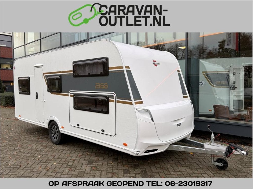 Bürstner B66 510 TK PLUS | MEENEEMPRIJS!, Caravans en Kamperen, Caravans, Schokbreker, Rondzit, Bedrijf, Bürstner