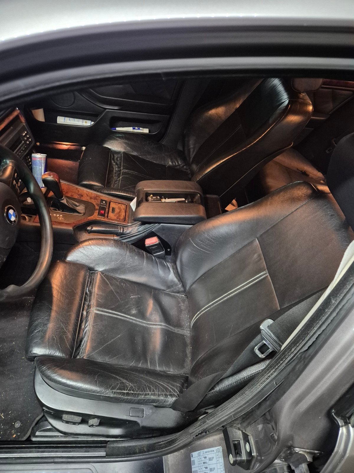 BMW E39 Interieur Zwart Leer Elektrisch Verstelbaar, Ophalen, BMW