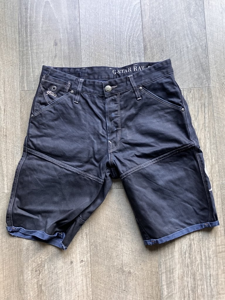 G-star Raw 5620 blauwe spijkershorts maat 31 taille, G-Star Raw, Blauw, Nieuw, W32 (confectie 46) of kleiner