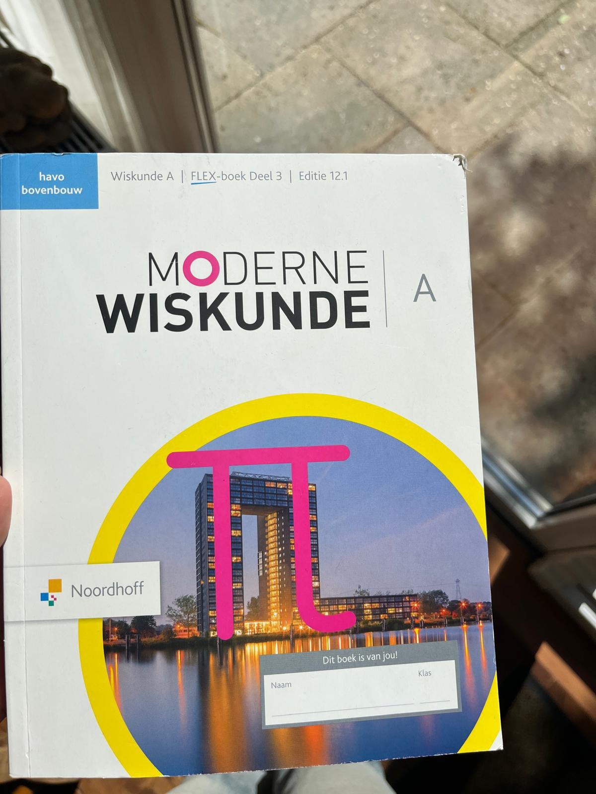Moderne wiskunde A boek havo (FLEX-boek Deel3), Boeken, Ophalen of Verzenden, Zo goed als nieuw, HAVO, Wiskunde A