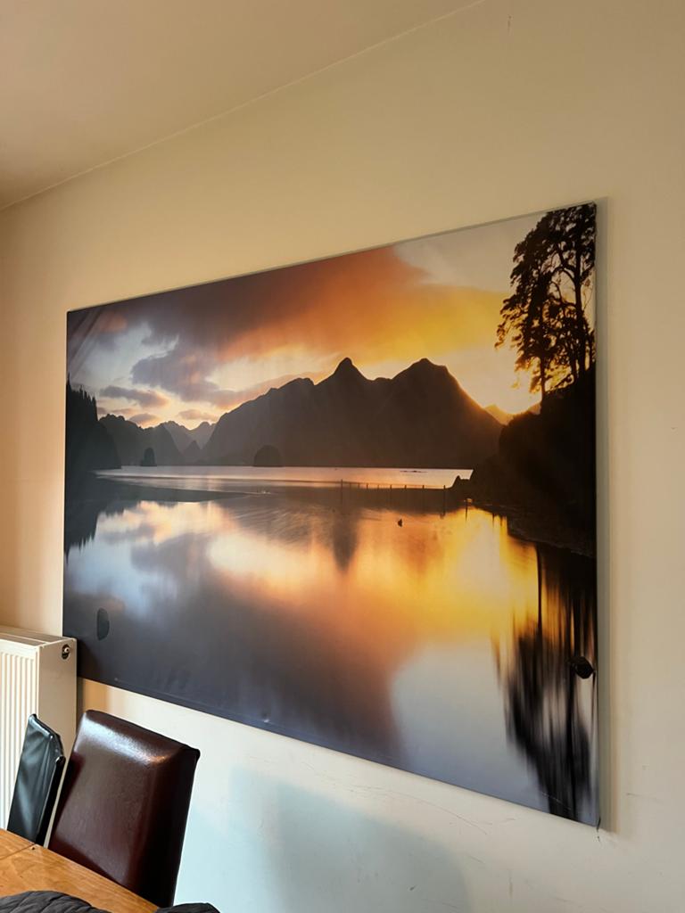 Canvas foto poster, 125 cm of meer, Ophalen of Verzenden, Zo goed als nieuw, Schilderij