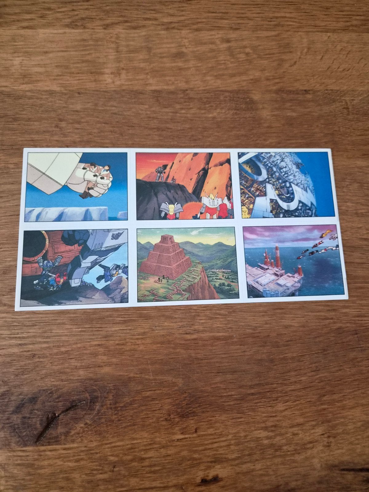 Zeldzaam Vintage Panini Transformers Promotioneel Stickervel, Verzamelen, Transformers, G1, Ophalen of Verzenden, Gebruikt