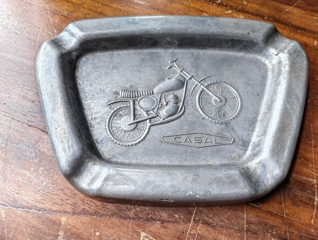 Vintage aluminum asbak van Casal, Ophalen of Verzenden