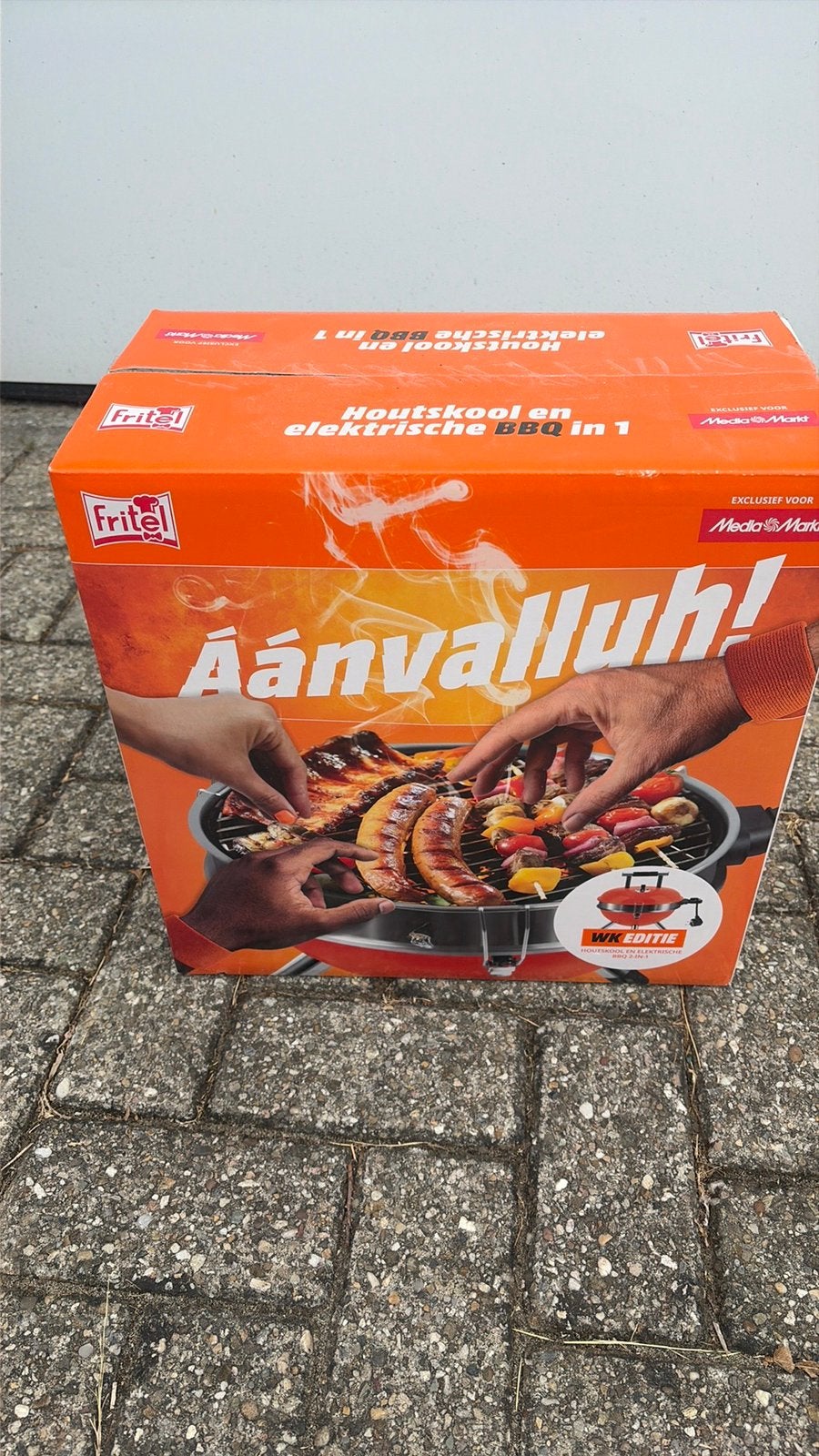 Bbq houtskool en elektrisch in 1, Witgoed en Apparatuur, Ophalen, Nieuw