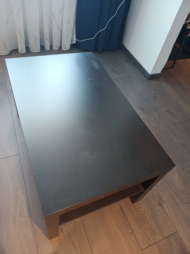 Salontafel zwart, Ophalen, Gebruikt, 50 tot 100 cm, Tot twee personen