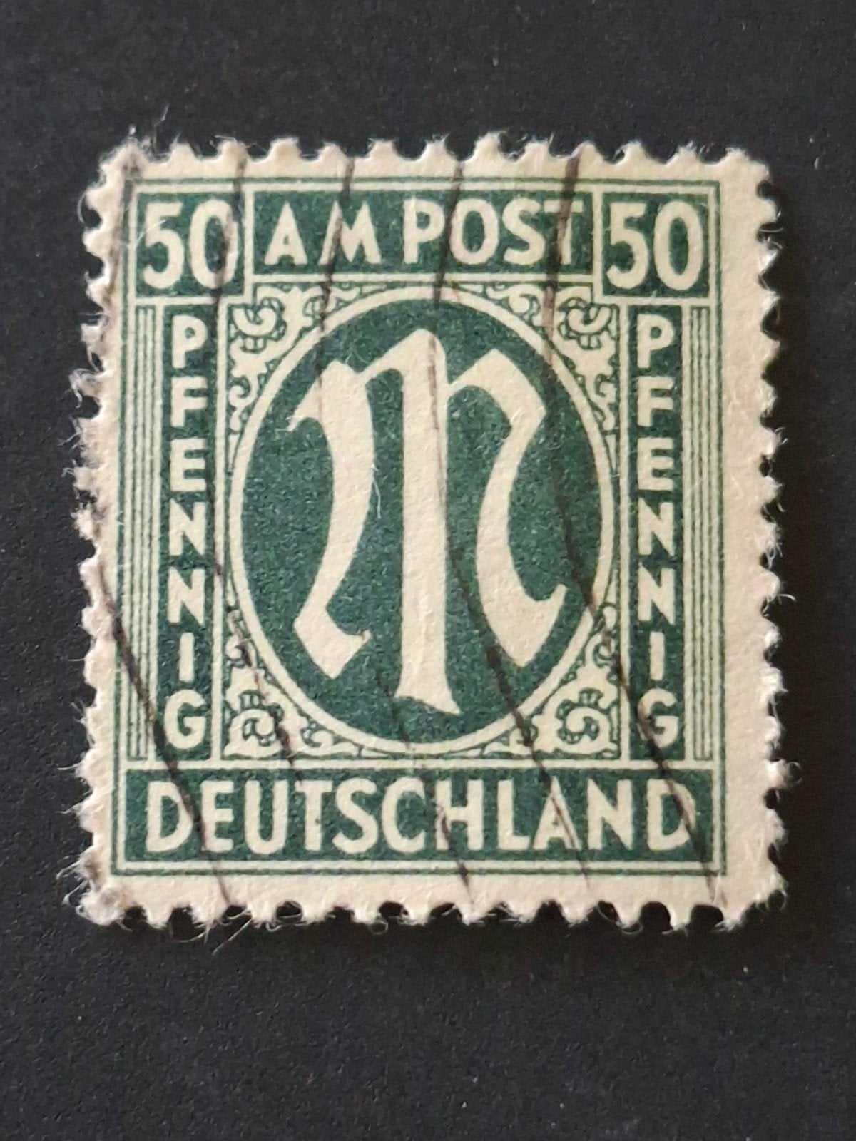 Duitsland Am-Br.Zone Mi 32 bB  #2.  ( tanding 11 : 11,5), Postzegels en Munten, Postzegels | Europa | Duitsland, Verzenden, Overige periodes