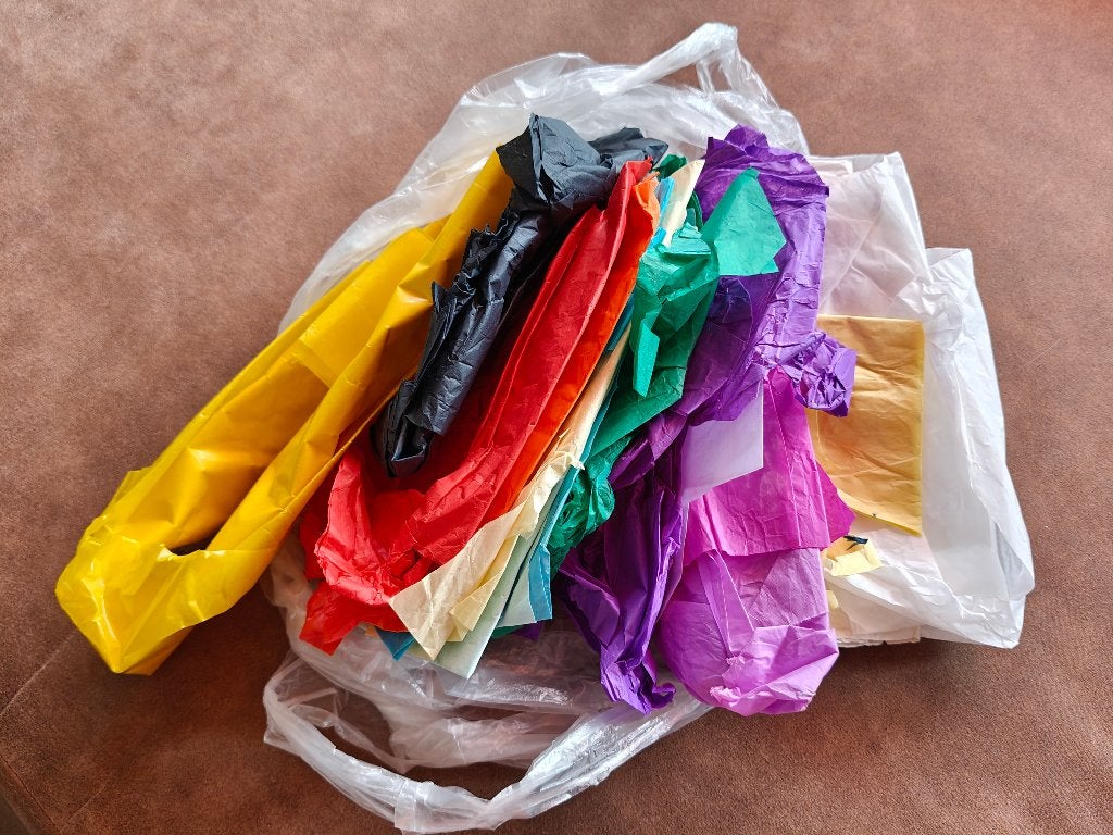 Tas vol vliegerpapier om te knutselen, Educatief, Overige thema's, Meerkleurig, Ophalen of Verzenden