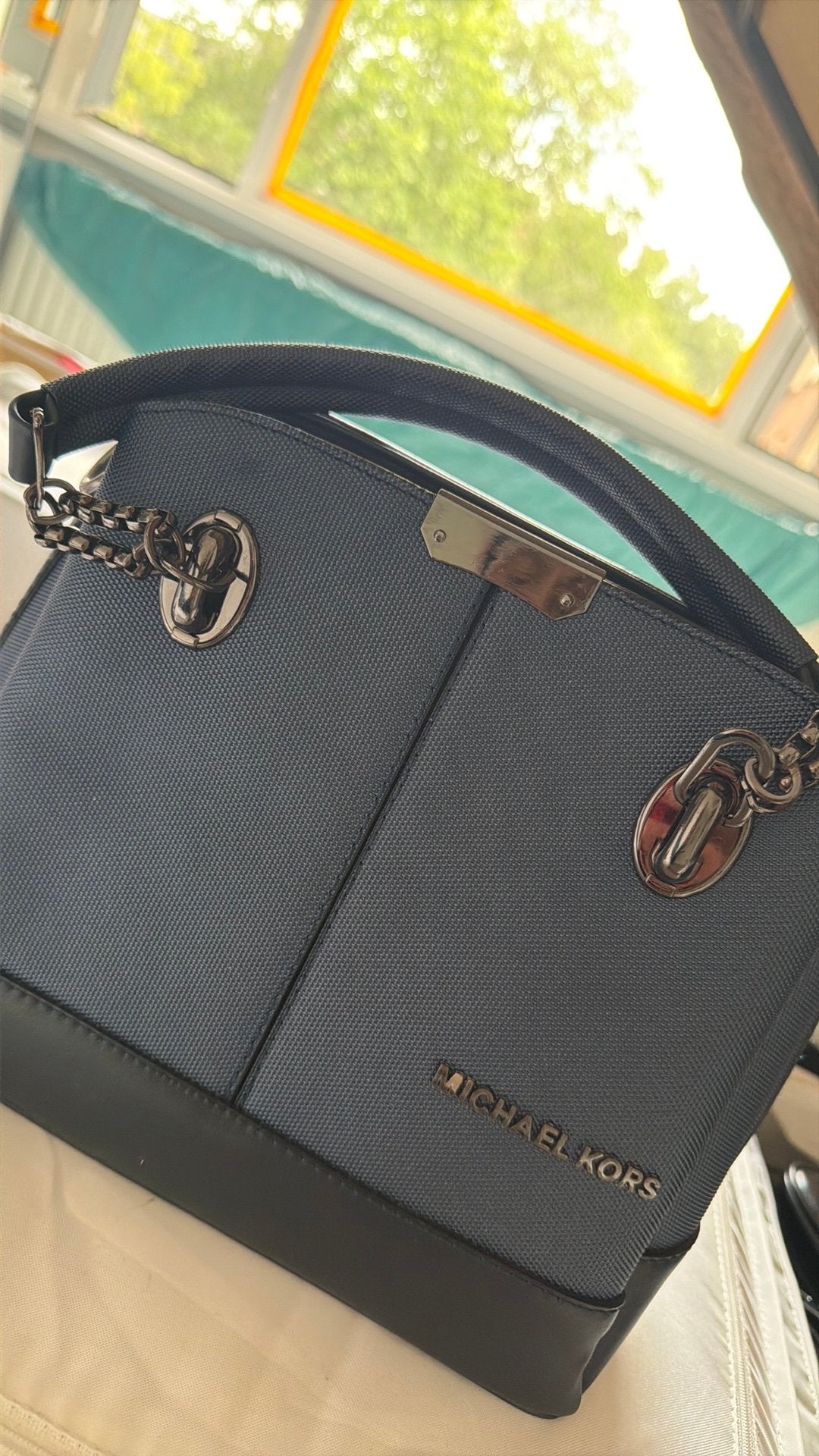 Michael Kors tas, Ophalen of Verzenden, Zo goed als nieuw, Zwart, Handtas