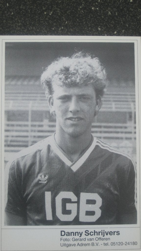 Spelerskaart van Danny Schrijvers NAC, Verzamelen, Ophalen of Verzenden, Nieuw, NAC Breda, Spelerskaart